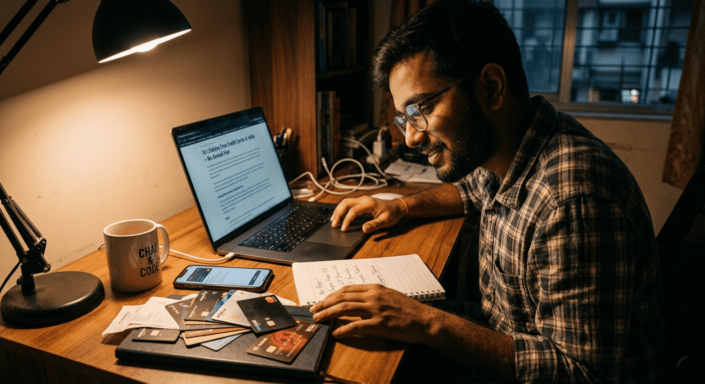 10 Lifetime Free Credit Cards in India with No Annual Fee